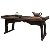 Niedriger Tisch, klappbarer Innen-Couchtisch, Mitteltisch, Klapptisch, kompakter Tisch, multifunktionaler Tisch im japanischen Stil mit klappbaren Beinen/#1/70 cm * 40 cm * 34 cm, Feito na China