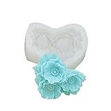 Silikon-Schokoladenformen Fondantformen Blumenform Silikonmaterial Haushalt Backformen DIY Kuchen Dekorieren Werkzeuge