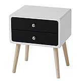 HASMI Nachttisch Nachttisch Schublade Schlafzimmer Kommode Home Möbel Holz Nachttisch Neues Schlafzimmer Nachttische Nordische Einfachheitstil Bedside Table (Color : D, Size : 42x32x50cm)