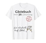 30. Geburtstag Mann Frau 30 Jahre 1993 Deko Lustig Geschenk T-Shirt