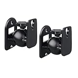 DAMSLY Lautsprecherständer Lautsprecher Wandhalterung Drehbar Zinklegierung Lautsprecher Stand Hänger Halterung Kann 18KG 2pcs Unterstützen