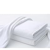 ESCOLL Handtuch Badetuch Großes Hotel Weißes Baumwollbad Handtuch Für Erwachsene Handtücher Badezimmer Beach Handtuch/Weiß/180 * 80Cm 700G