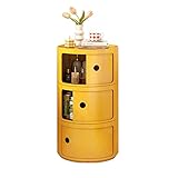 Nachttisch im Nabertisch Nordic Creative Runde Nachttisch Home Wohnzimmer Schlafzimmer Ecke Multifunktionsbett Tisch Aufbewahrungskabinett Beistelltisch Beistelltisch Nachttisch ( Color : A , Size : M