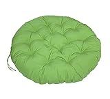 GHKWXUE Polster für Papasansessel,Rund Papasan Sessel 130-180cm,Drehsessel Korbsessel Balkonstuhl,Auflage für Baumwoll Hängeschaukel, Hängekorb, Hängestuhl Für Indoor Outdoor Garten