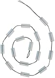 Storfisk fishing & more 15 Stück Wels Schnurstopper Transparent aus Silikon (4 mm x 10 mm)