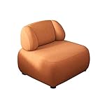 SUNESA Faules Sofa Faules Sofa Schlafzimmer Wohnzimmer Balkon Freizeit Stoff Leder Einfaches einzelnes kleines Sofa Rückenlehne Mehrfarbiges Hotel-Einzelsofa Freizeitsofa Einzelsofa (Color : A)