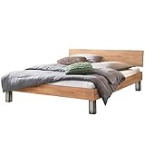 Hasena Trento Bett Lodi Eiche Bianco 140x200