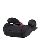 capsula® Sitzerhöhung mit Isofix und Gurtführung Autokindersitz Gruppe 3, 22 bis 36 kg Schwarz