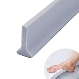 AIDNTBEO Wasserabweisender Gummistreifen, Selbstklebender, biegsamer Wasserstopper, wasserdichter Streifen für Badezimmer, Küchen, transparent