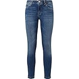Mavi Damen Adriana Ankle Jeanshose, Blau (mid STR 22302), W28 (Herstellergröße: 28)