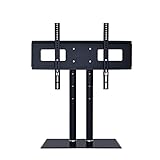 TV-Halterung, stabile Universal-TV-Basis, Dual-Purpose-TV-Ständer, Desktop-Ständer/wandmontierter TV-Ständer, geeignet für 40-70-Zoll-Fernseher, kann 55 kg TV-Rack tragen