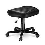 EUREKA ERGONOMIC Sitzhocker höhenverstellbar，ergonomischer Bürohocker，Hocker mit rutschhemmender Standfläche，um 360° drehbarer Hocker, Sitzhöhe 35-43 cm