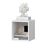Einfaches Bücherregal, Bodenschrank, Tisch, kleines Bücherregal, einfaches Bücherregal YIJIAN (Farbe : 30x30x30cm White)