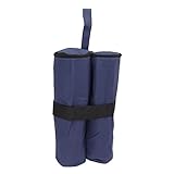 Oumefar Sandsäcke, PVC-Beschichtung, 10–15 kg, 600D Oxford-Stoff, Zelt-Gewichtssack, strapazierfähig, Winddicht, wasserdicht, für Pavillon(Königsblau)