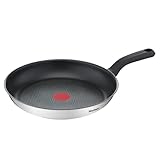 Tefal Comfort Max Pfanne 30 cm, hochwertiger Edelstahl, Thermo-Spot Temperaturanzeige, Antihaftbeschichtung, Induktion G7260744