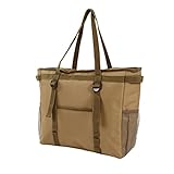 Lebensmittel-Kühltasche, Tragbar, Große Kapazität, Khaki, mit Mehreren Taschen, Picknick-Kühltasche für Getränkepartys