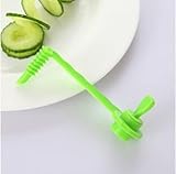 Gemüse-Spiralmesser, Schnitzwerkzeug, Kartoffel, Karotte, Gurke, Salat, Zerkleinerer, manueller Spiralschneider, Spiralschneider, Schneiden (Color : Green, Size : United States)