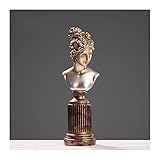 WQQLQX Statue Skulptur Göttinnen Statuen Handwerk Ornamente Charakter Skulptur Möbel Room Office Kunstwerk Dekoration Skulpturen