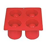 Poo4kark Roter Haushalt Küche Silikon Hamburger Patty Silikon Kuchen Braten Fleisch Multifunktional und praktisch Mini Schweißgerät Für (Red, One Size)