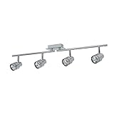 Lighting Collection Deckenleuchte, 4-flammig, Stahl, 10 W, Chrom