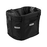 Vinesand Caddy Maxi Fenstertaschen Mountainbike-Lithium-Motorrad-Reitkorb-Korb-Korb-Ladekorb-Frontpaket-Auto-Kopfpaket-Haustier-Korb Multifunktional Autositz Organizer (Black, One Size)