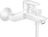 hansgrohe Wannenarmatur Talis E (Aufputz, für 2 Funktionen) Mattweiß