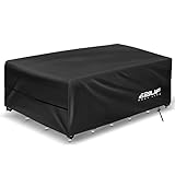Ezilif Abdeckung Gartenmöbel, 420D Oxford Gewebe Gartenmöbel Abdeckung Wasserdicht, Abdeckplane Gartenmöbel Winddicht Anti-UV, Schutzhülle Gartenmöbel für Gartentisch Sitzgruppe 250 x210x90cm