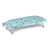 Beldray LA023735SEWBEU7 Tischbugelbrett, kleine buegelbretter, Reisen buegeltisch, bugelbrett tisch, 73 x 31cm mini bügelbrett, tischbügelbrett klein, Bezug aus 100 % Baumwolle, Kompakt, Faltbar