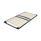 i-flair Lattenrost 100x200 cm, Lattenrahmen Ergo IF28 aus stabilem Metall - für alle Betten geeignet