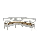 ALIDAM Sitzgruppe Esstisch Eckbank Eckbankgruppe Eckbank Kiefer 170/147x58 cm KüChenbank Esszimmerbank