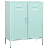 LEDAMP Aufbewahrungsschrank Mint 80x35x101,5 cm Stahl, mit Farbe: Mint