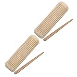 TOYANDONA 2 Sets Sandkasten Musikspielzeug Puzzle-Spielzeug Kunststoff-Spiele Guiro-Holz-Schlaginstrument Bildungsspielzeug Holz-Schlagspielzeug Holzspielzeug Aus Holz
