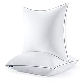 BedStory Kopfkissen 80x80, 2er Set Kissen 80x80, 2x1500g Reine Mikrofaserfüllung, Hotel Qualität Schlafkissen für Seiten-,Bauch- & Rückenschläfer