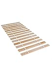 Amazinggirl Rollrost 90x200cm Lattenrost - Rolllattenrost 14 Holzlatten Roll Lattenrost 90x200 cm Tannenholz Erwachsenen und Kinder-Bett unverstellbar