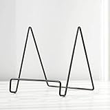 EYHLKM Metallplattenständer Desktop-Platzierung Mobiles Buch Zeitungssammlung Rack Pu'er Album Magazin Vinyl-Disc-Displayhalter (Color : Black)