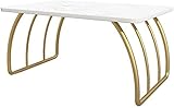 Teetisch Beistelltisch Esstisch Schwarzer Couchtisch Balkon Erkerfenster Kleiner Schreibtisch Weißer rechteckiger Boden Niedriger Tisch Beistelltisch Heimdekoration/Weiß/50 * 40 * 30 cm Feito na China