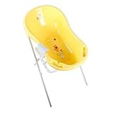 Disney Winnie Pooh gelb Baby Badewanne 84 cm + Badewannenständer + Waschhandschuh