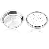 KIPOP Kaffeekapseln Aus Edelstahl Edelstahl-Kaffeekapsel Nachfüllbare Kaffeekapseln Espressokapseln Kompatibel mit Senseo-Kaffeemaschine