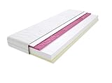 Godre Schaumstoff Matratze 180x220 cm Doppelmatratze, H3 Mittelfest Komfortschaummatratze 14 cm Hoch Visco Memory Profilierter Moletschaum mit Klimafaser, Hypoallergen, HR-Schaum Tivoli Molet