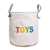 skyrabbiter Wide Proof Schmutziger Kleidungskorb für Kinder Haustierspielzeug-Empfangstasche Verdickter Stoff-Aufbewahrungskorb Kleideraufbewahrungsschrank Organizer (D, D)