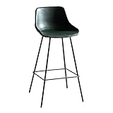 ARTSIM Barhocker in Barhöhe mit Rückenlehne, hohe Hocker für die Kücheninsel, Moderne Barstühle, hochgepolsterte Barhocker aus Kunstleder, Tragfähigkeit 300 Pfund, Sitzhöhe 65/75 cm (Dunk
