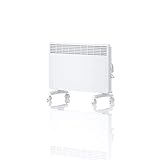 STIEBEL ELTRON neue Elektroheizung Standgerät für ca. 25 m², TÜV geprüft, Konvektor-Heizung mit elektronischer Regelung, 2 kW, energiesparend, LC-Display, Rollen, 204451, Weiß
