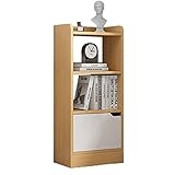 ULSUE Eckregal Organizer Rack Eckregal -Eckschrank Schlafzimmer Bücherregal Dekorative Aufbewahrung (Farbe : Natural, Size : 85x24x40cm)