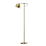 MYRRHE Stehlampe LED Stehlampe Einfache postmoderne Messing Gold Boden leichte stehleuchten Wohnzimmer Schlafzimmer kreative amerikanische vertikal