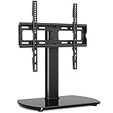 RFIVER Universal TV Standfuss Drehbar für 26-55 Zoll max. 40 kg TV Ständer Standfuß Fernsehständer Tischständer Schwenkbar Höhenverstellbar max. VESA 400x400 mm