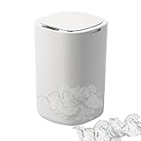 KNOXC Berührungsloser Mülleimer,12L geruchsdichter Mülleimer mit Deckel | Staubfreie Abfallbehälter für Küche, Schlafzimmer, Büros, Esszimmer, Wohnzimmer