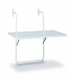 Best 36506400 Balkon Hängetisch Boy 60 x 40 cm, weiß