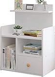 Beistelltisch Bett Beistelltisch Nachttisch Nachttisch Multi-Storage Unabhängige Schublade Geräumige Arbeitsplatte Schlafzimmer Einfacher Aufbewahrungsschrank 43X26X60Cm Beistelltisch (Color