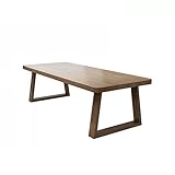 PC-Schreibtische Großer Schreibtisch im Wohnzimmer, Doppel-Büroschreibtisch, Arbeitszimmertisch, Massivholz, langer Tisch, Werkbank, Computertisch, rechteckiger Tisch Gaming Schreibtisch Bürotisch ( S