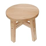 Homoyoyo 1 Stück Holzhocker Tresenhocker Holzhocker Für Kinder Töpfchen Für Kleinkinder Kinderpension Stillhocker Fußstütze Kinder-Holzhocker Anti-Holz-Hocker Runder Hocker